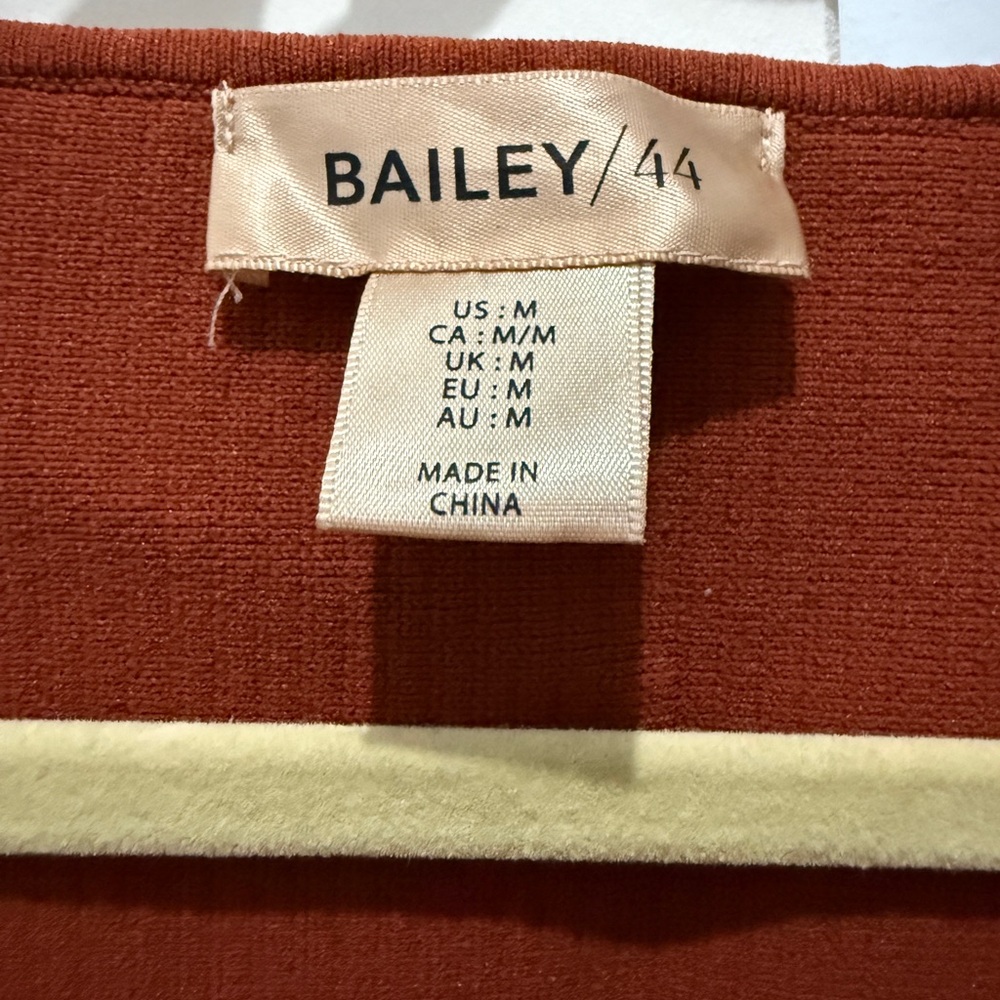 Bailey 44 Rust Ruffled Tank Top - Picture 2 of 2